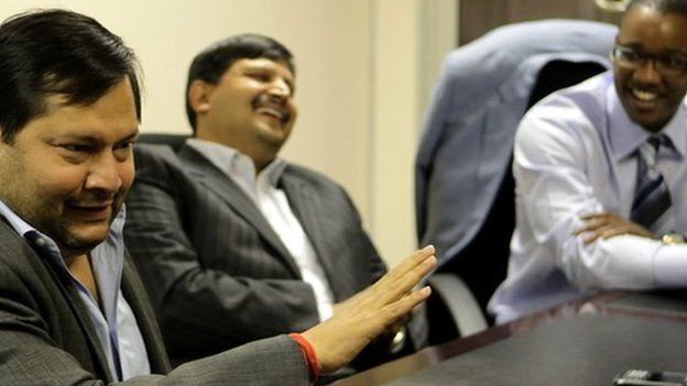 Ajay and Atul Gupta, and Sahara director, Duduzane Zuma