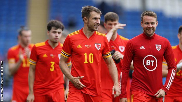 Juventus midfielder Aaron Ramsey featured in both Wales' Euro 2020 warm-up games after a succession of injury issues