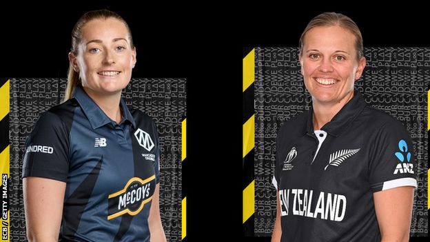 Manchester Originals players Sophie Ecclestone (left) and Lea Tahuhu (right)