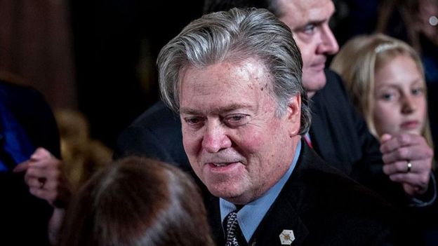 President Trump's chief strategist, Stephen Bannon