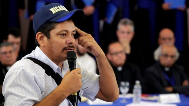 Medardo Mairena, líder del Movimiento Campesino de Nicaragua