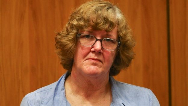 Foto de Helen Milner durante el juicio