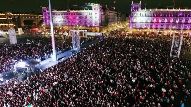 El zócalo de Ciudad de México