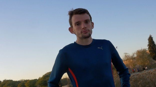 Griffiths ran 2:09:49 in his first marathon in 2017 but spent most of 2019 suffering from a 'mysterious illness'