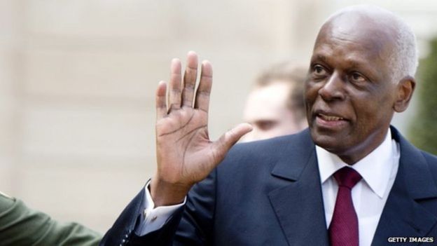 Rais wa Angola José Eduardo dos Santos