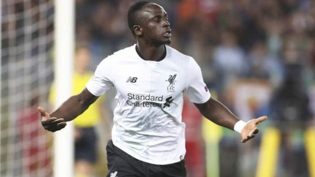 Sadio Mane amefunga magoli 9 katika michezo 10 UEFA