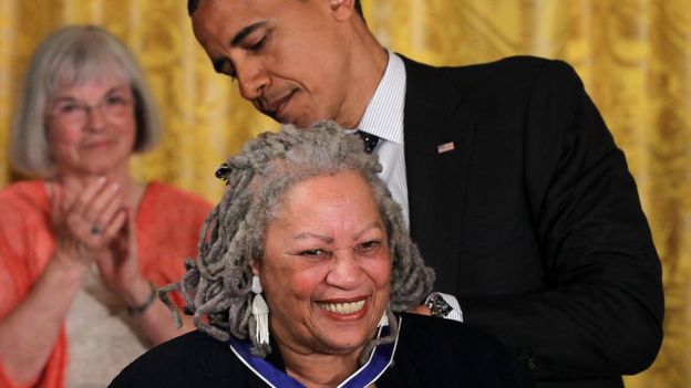 Toni Morrison and President Obama