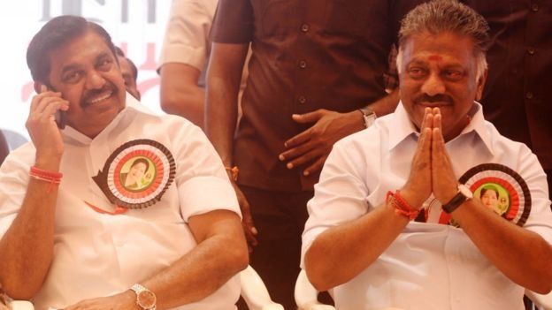 பன்னீர்செல்வம் எடப்பாடி பழனிசாமி