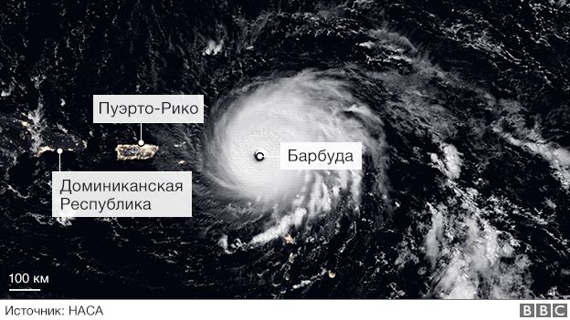 Красный Крест: от урагана "Ирма" пострадало более миллиона человек