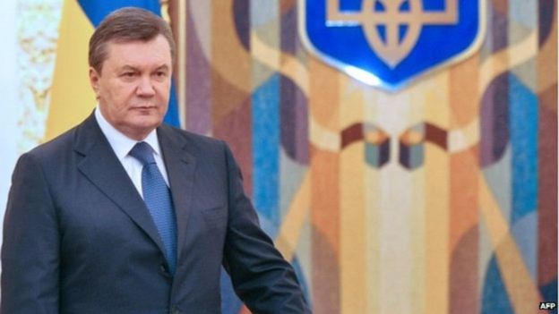 El expresidente Yanukovych en 2013