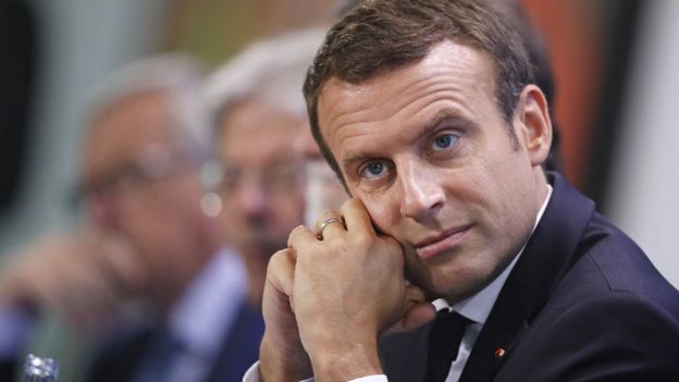 Le président français Emmanuel Macron