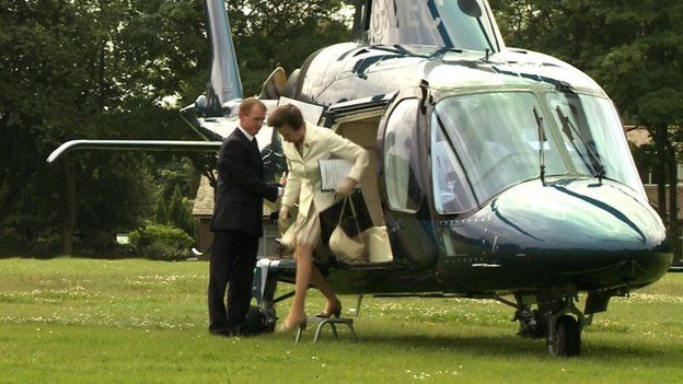 Princess Anne in the Isle of Man