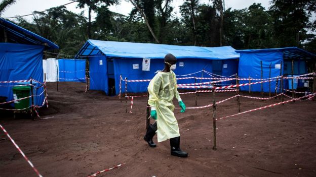 Brote de ébola en República Democrática de Congo en 2017.