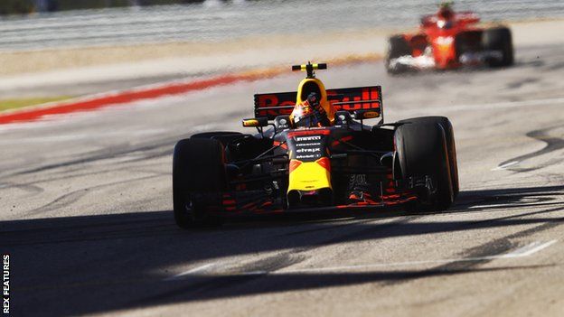 Red Bull's Max Verstappen and Ferrari's Kimi Raikkonen