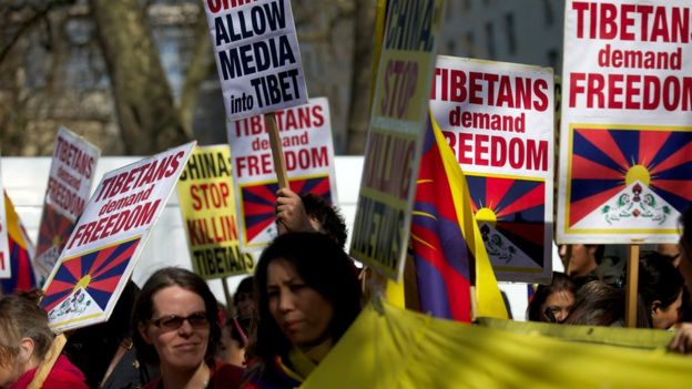 El Tíbet tiene partidarios de su independencia en todo el mundo.