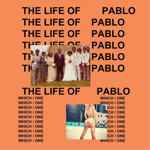 The cover for Kanye West's album, The Life Of Pablo