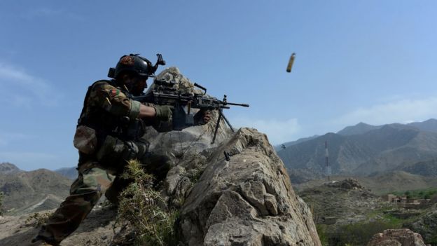 Militar afgano en la provincia de Nangarhar
