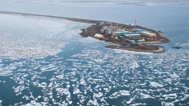 حقل برودو للنفط في ولاية ألاسكا