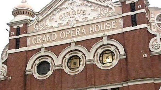 The Grand Opera House in Belfast is among those affected