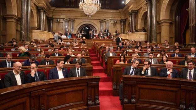 Parlamento catalán