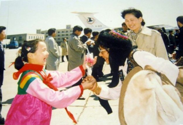 Pastorita Huaracina en Corea del Norte.