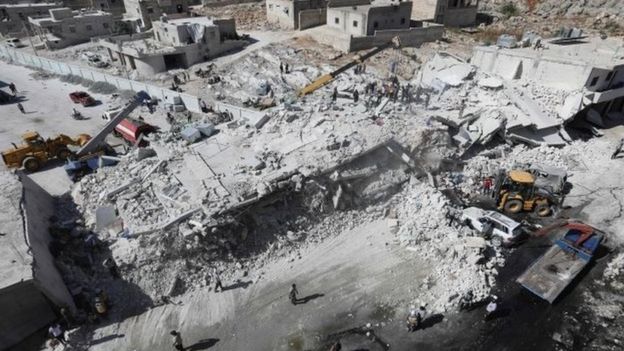 சர்மடாவில் அழிக்கப்பட்ட கட்டடம்