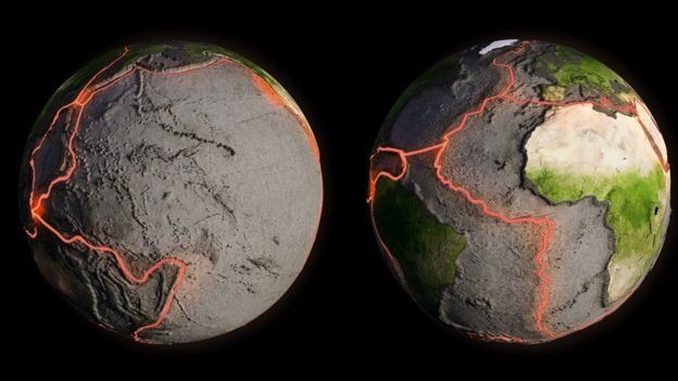 கண்டத்தட்டு நகர்வினால் பூகம்பம் ஏற்படுகிறது.