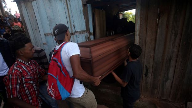 Kimberly Fonseca, de 19 años, murió de un disparo durante una de las protestas.