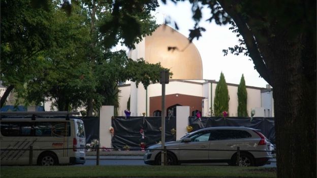 Mezquita atacada en Nueva Zelanda.