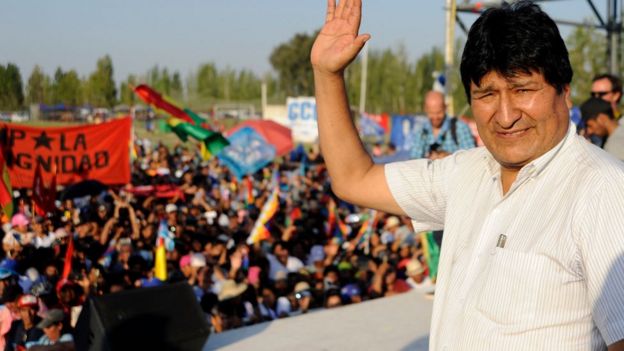 Evo Morales en Argentina