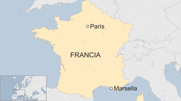 Mapa Francia