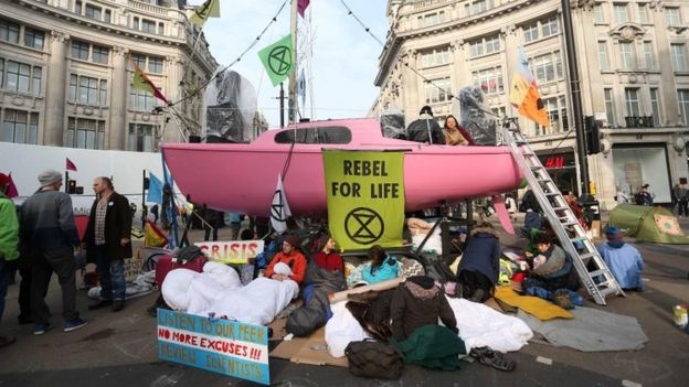 Oxford Circus protesters