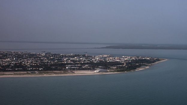 Una vista de Ciudad del Carmen