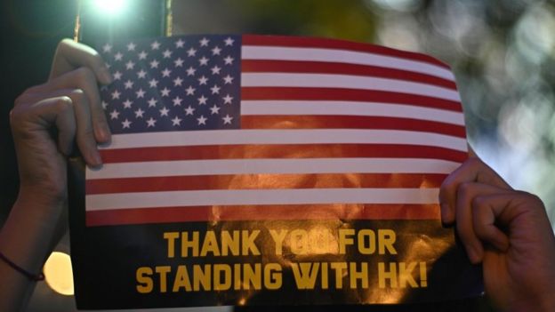 Người biểu tình Hong Kong 'cám ơn Mỹ đã ủng hộ'