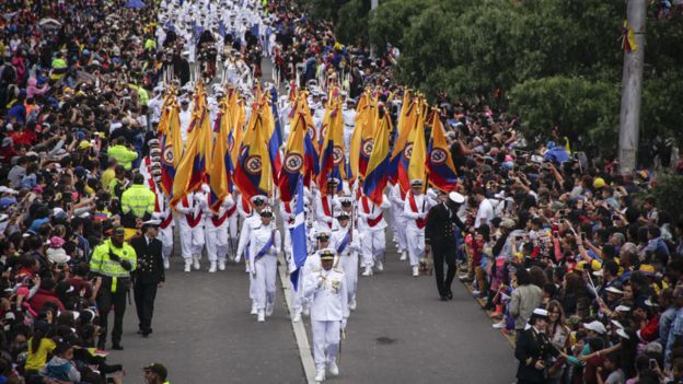 Desfile independencia Colombia