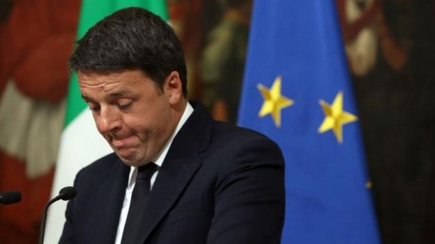 Primer ministro italiano Matteo Renzi.