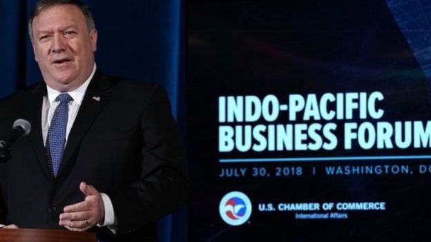 Konsep Indo-Pasifik AS dipandang lebih cenderung pada hubungan keamanan, sementara Cina lebih mementingkan masalah ekonomi.