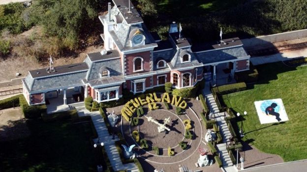 Neverland, la casa de Michael Jackson.