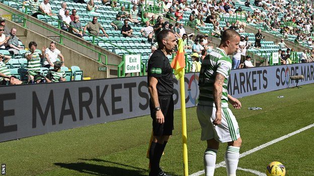 Leigh Griffiths received a mixed reception at Celtic Park last Saturday, his first appearance of the season