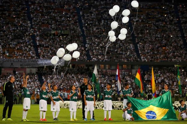 Homenaje al Chapecoense