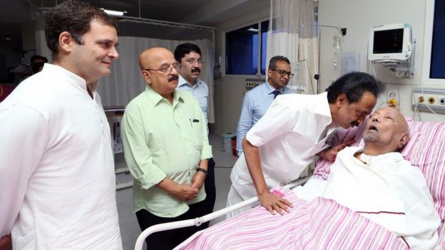 கருணாநிதியை சந்தித்த ராகுல்