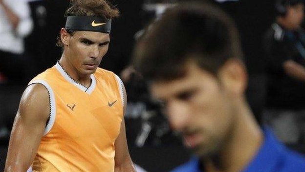 Rafael Nadal no tuvo respuestas para hacer frente a Djokovic.