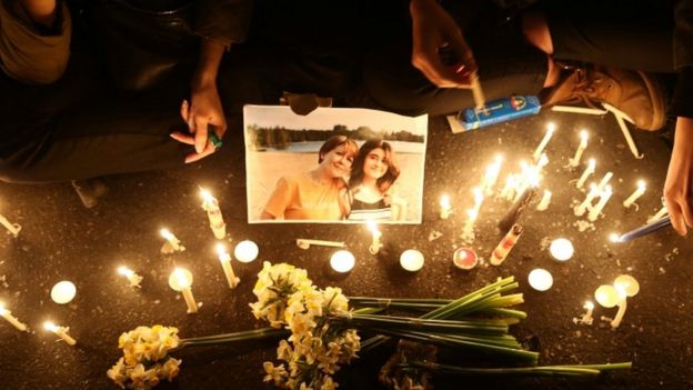 Una vigilia por las víctimas del vuelo de Ukraine International