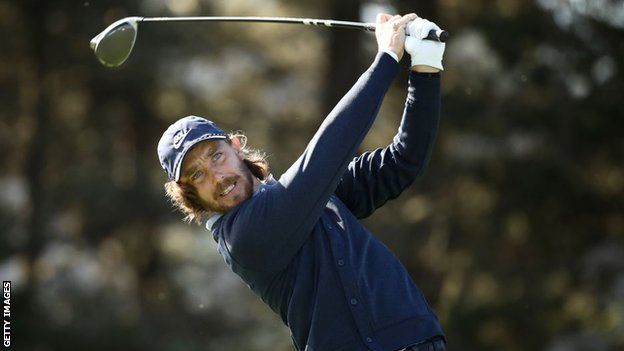 Tommy Fleetwood playing at the 2020 US PGA Championship