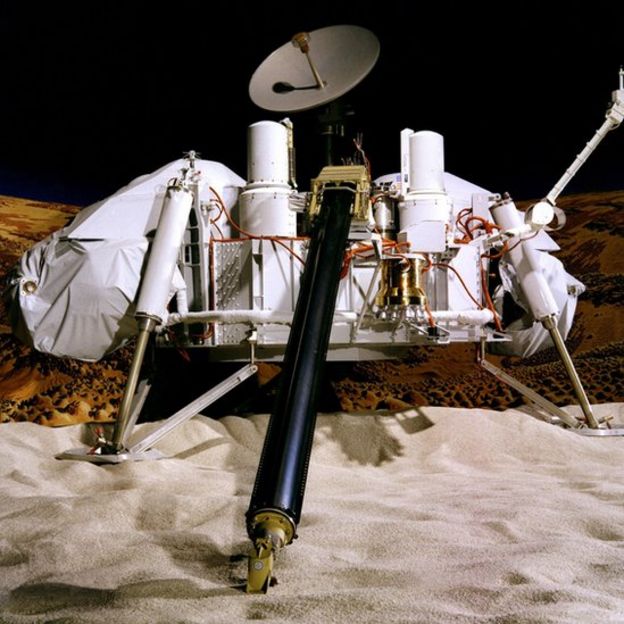 Modelo de la sonda de aterrizaje o Viking Lander