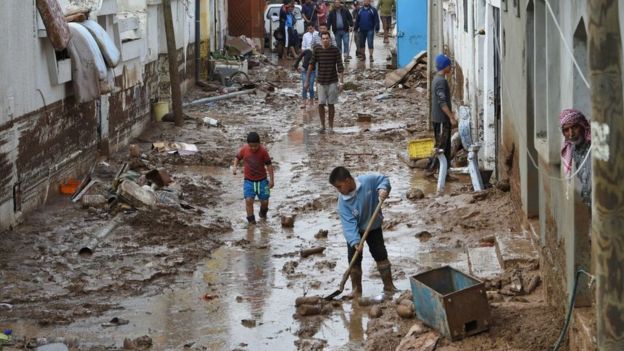 فيضانات في تونس