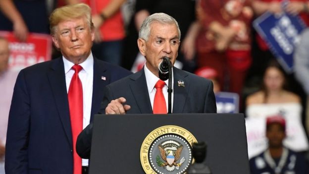 Donald Trump endorsed Republican Eddie Rispone in the race to be Louisiana's governor