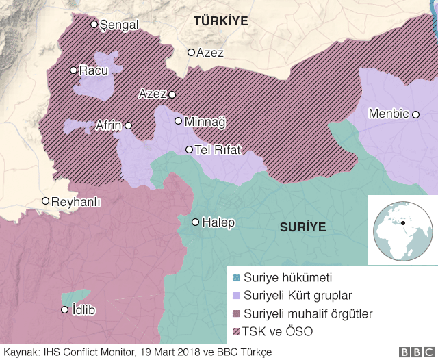 Zeytin Dalı Harekatı öncesi Afrin'den Türkiye'ye kaç ...
