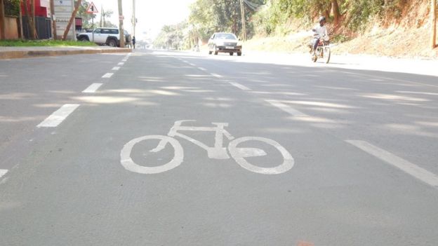 Carril para bicicletas.