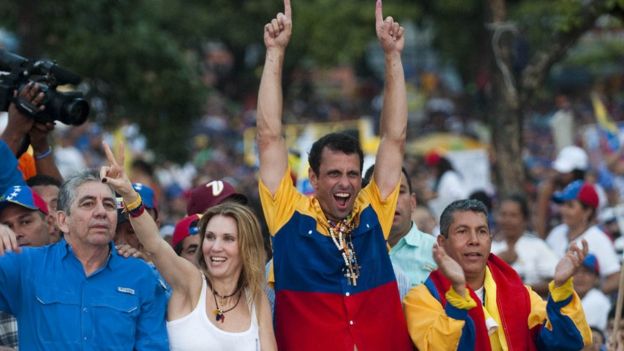 Campaña de Capriles en 2013.